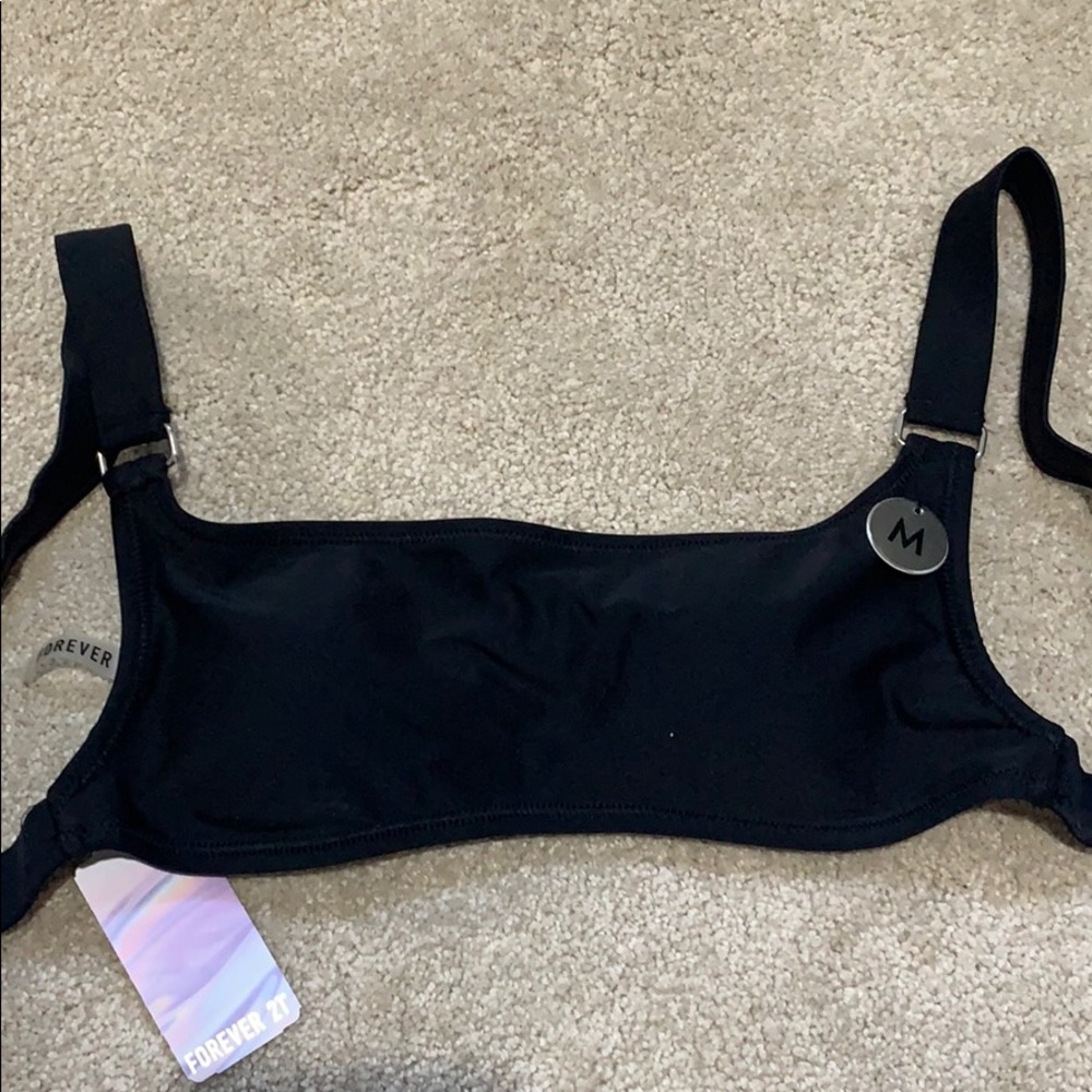 Black bikini top